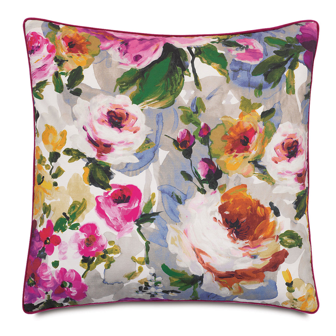 Tresco Floral Throw Pillow Eastern Accents
