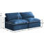 Causeuse modulaire en velours Atis-1622273952