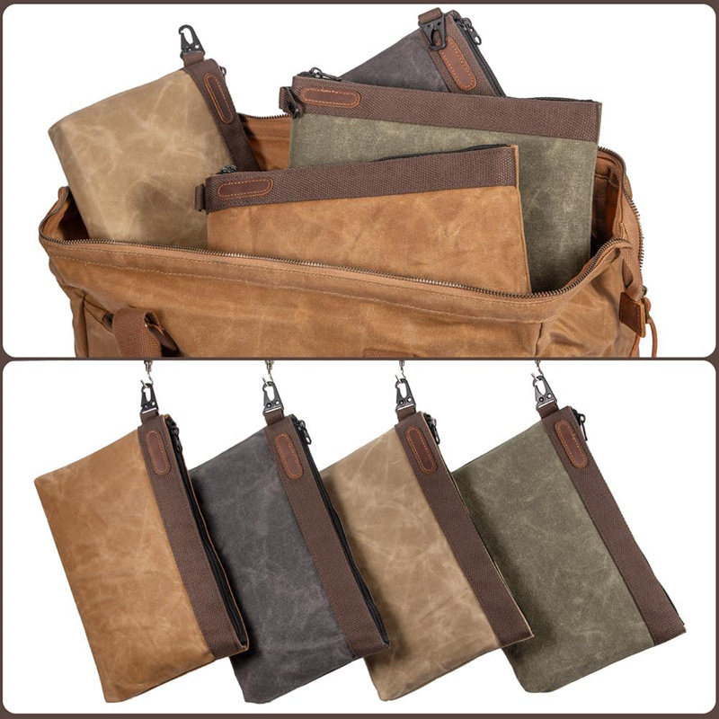4 Pack – 11-Inch Heavy-Duty Zipper Tool Bags Set