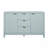 Entryway Cabinet with Wave Design - 3 Adjustable Shelves-1668024693