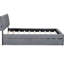 Lit plateforme tapissier Cozy Feeling Grey-1009071697