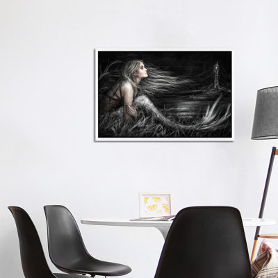 Mermaid At Midnight by Justin Gedak - Print on Canvas