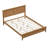 Modern Solid Wood Queen Platform Bed - Stylish & Sturdy With Headboard-1999490296-1999490299