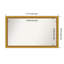 Townhouse Gold Non-Beveled Bathroom Wall Mirror-1016737319