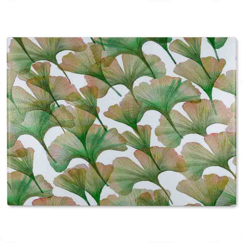 Ginkgo biloba Glass Chopping Board