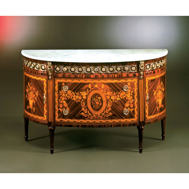 Console de 57 po Demilune
