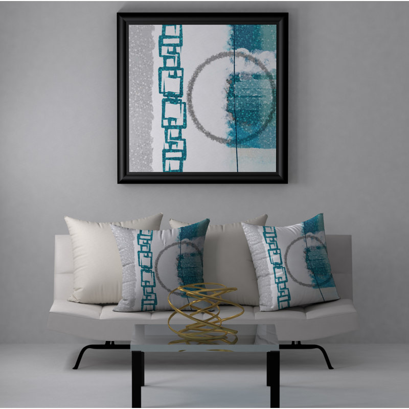 Housse de coussin décorative carrée Ecstatic Sun, 20 po x 20 po