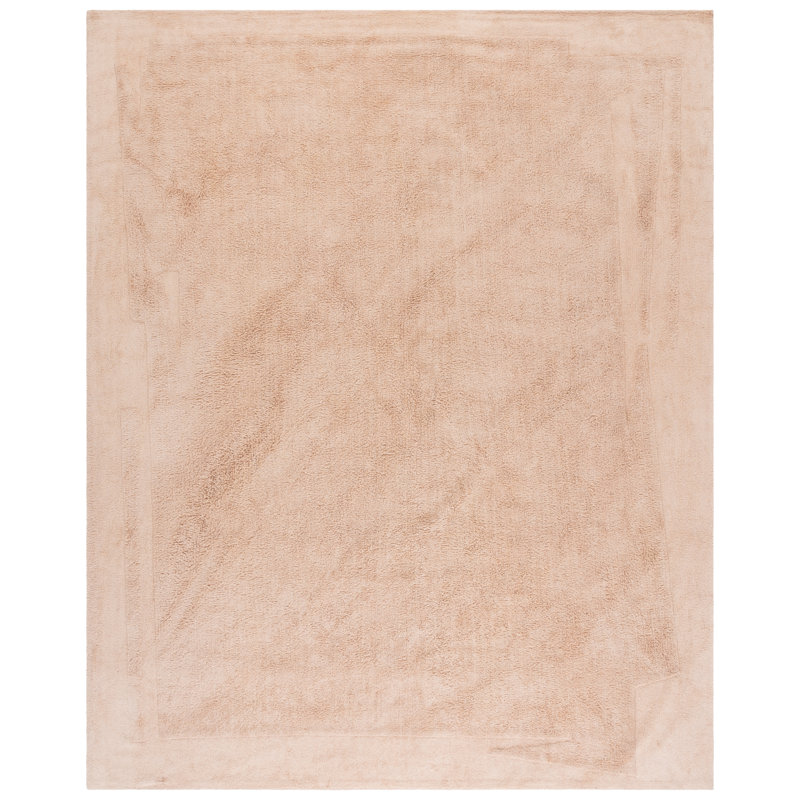 Easy Care 224 Hand Tufted Recycled Cotton Machine Washable Abstract Indoor Use Only Rug, Rectangle 8' x 10'