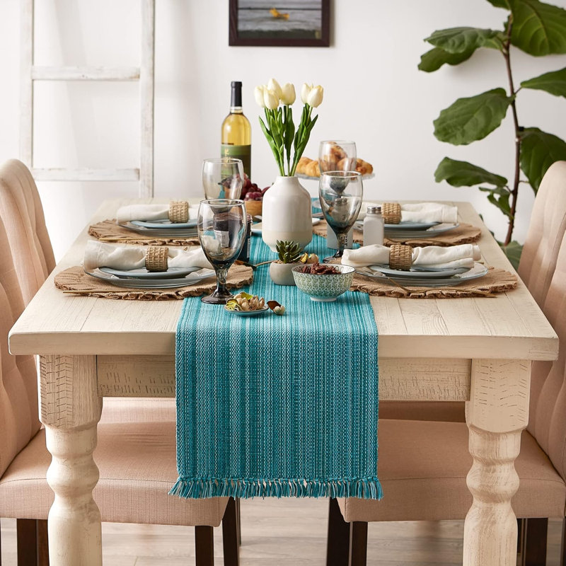 Mottled desktop series table flag with tassels