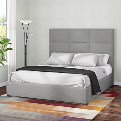Dezyah Tufted Upholstered Low Profile Standard Bed by Latitude Run