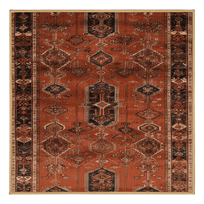 Tapis brun lavable à la machine