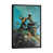 Black Floater Framed