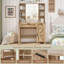 Meuble-lavabo Decoda Farmhouse avec miroir et lumières-88944042
