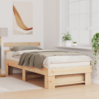 Solid Wood Bed