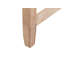 Amberboi L-Shaped Solid Wood Top Writing Desk