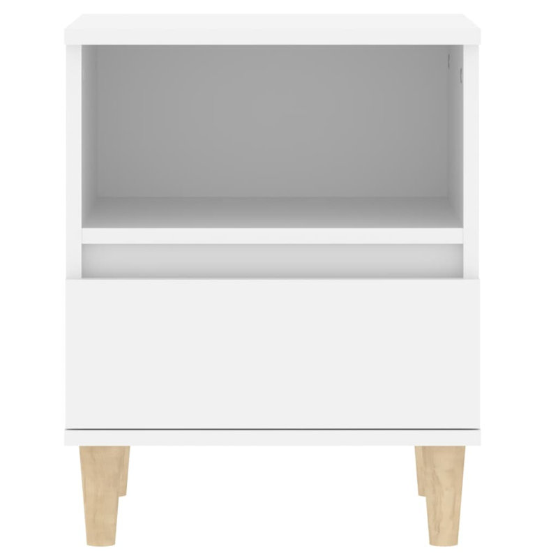 Jaiman 40 cm W Bedside Table, Grey, Set of 2