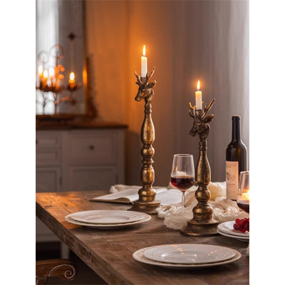 Chandelier de table en métal 19,29 po de hauteur