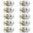 Passage Door Knobs with Round Rosette-43668867