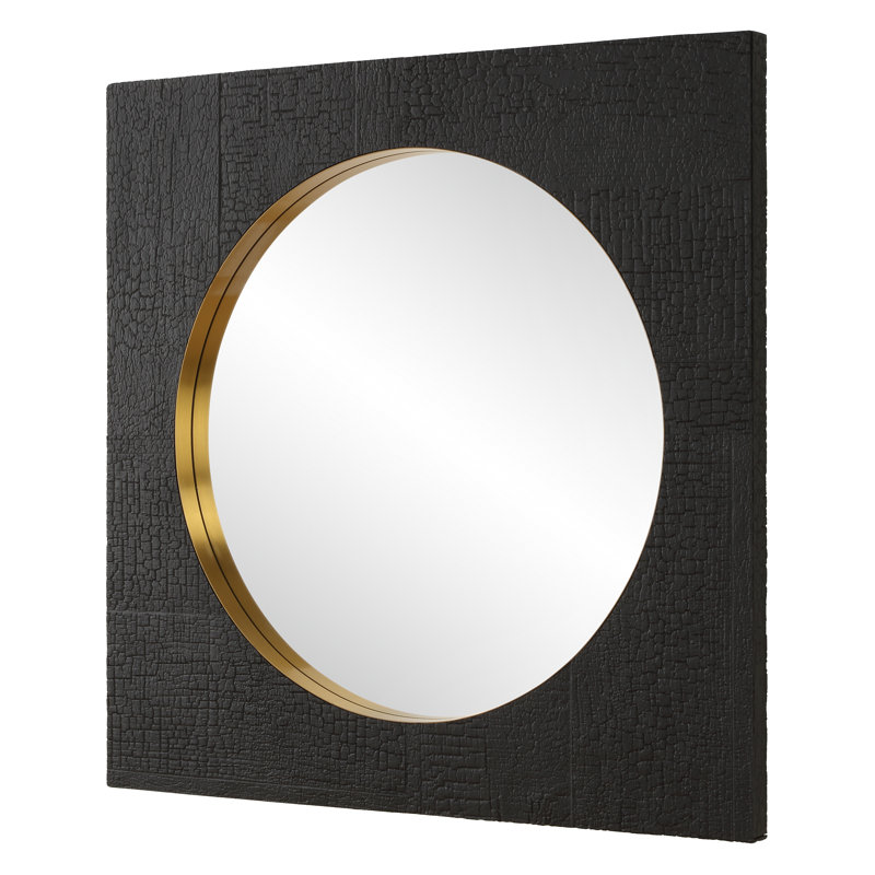 Olger Black Square Mirror