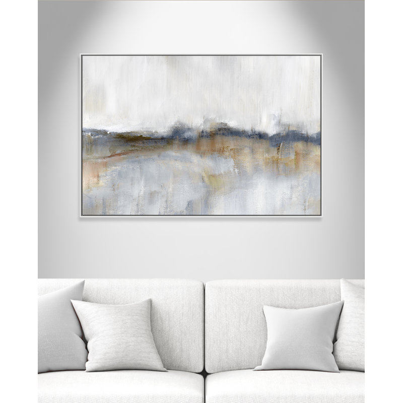 Autumnal Tide by Nan - Floater Frame Print on Canvas, White Framed, 41.5'' H x 61.5'' W x 2'' D