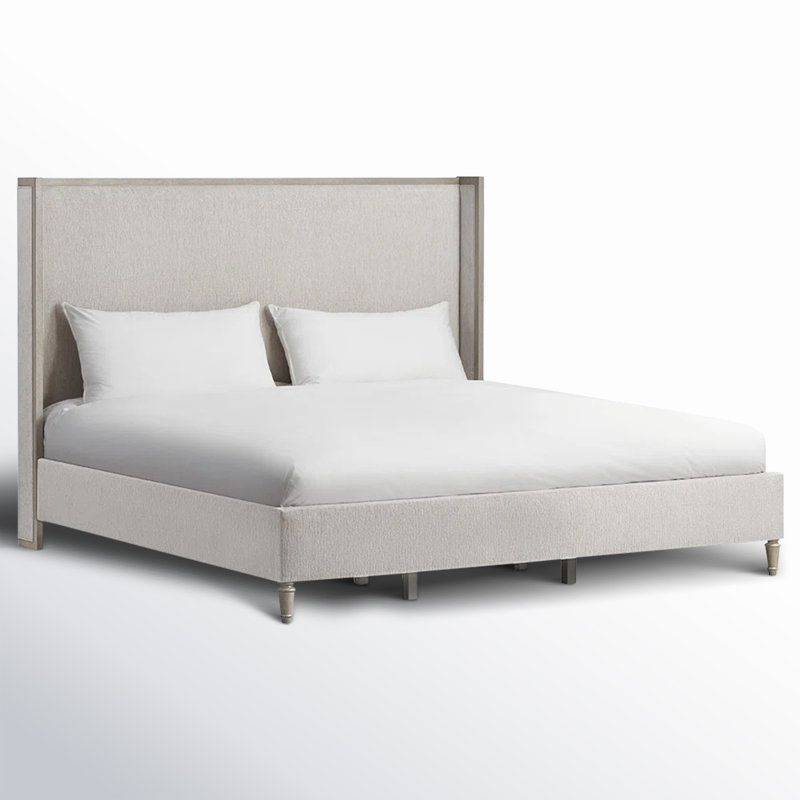 Dinora Upholstered Wingback Bed, King