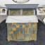 Glam Metallic Form II - Ensemble de housse de couette moderne et transitionnel - Microfibre de polyester-38758846