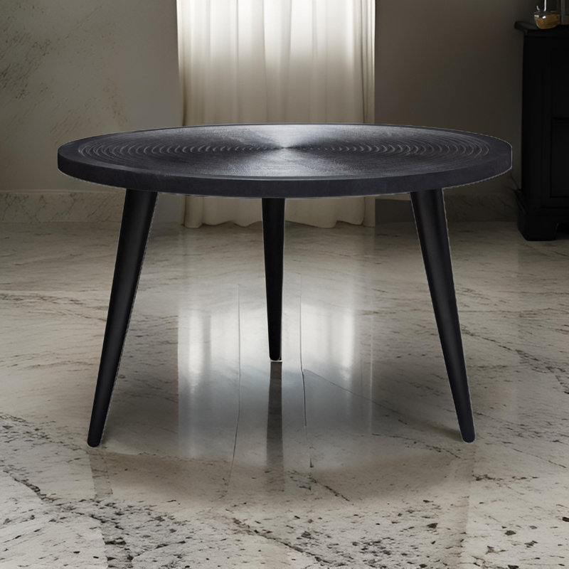 Solid Wood Top Single Coffee Table