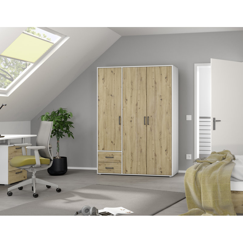Velorin 3 Hinged Door Wardrobe available in many colour combinations 2 Drawer INCL. Delivery and Assembly