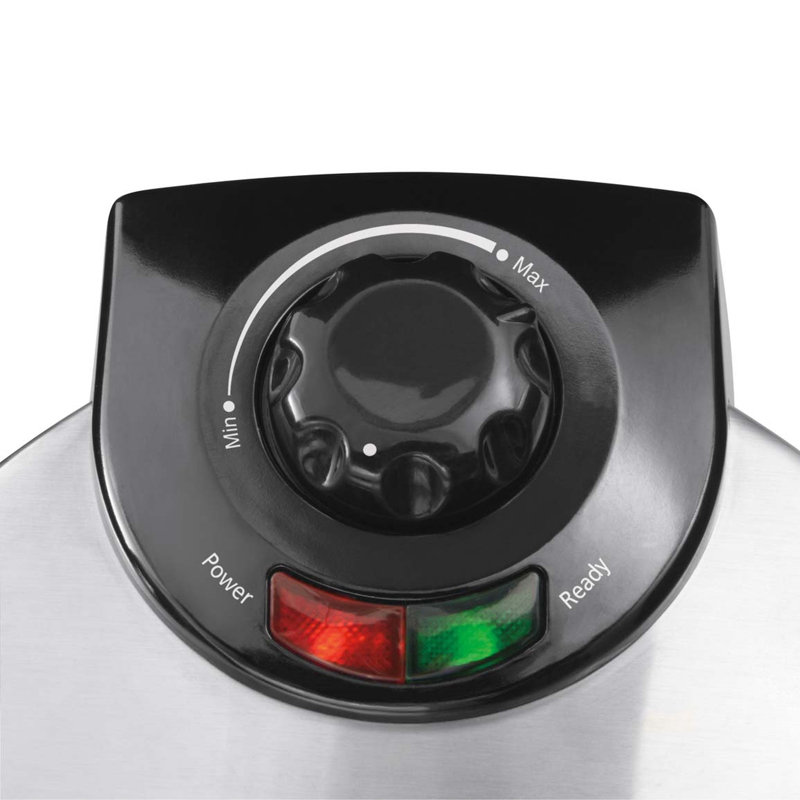 Oster Stainless Steel Belgian Waffle Maker with Adjustable Temperature Control