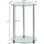 Table de bout en verre avec tablette Beckett-20718557