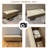White Burlywood Upholstered Bench-33537839-33537830