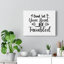 Don't Let Your Head Be Troubled - Wrapped Canvas Print-1713463096