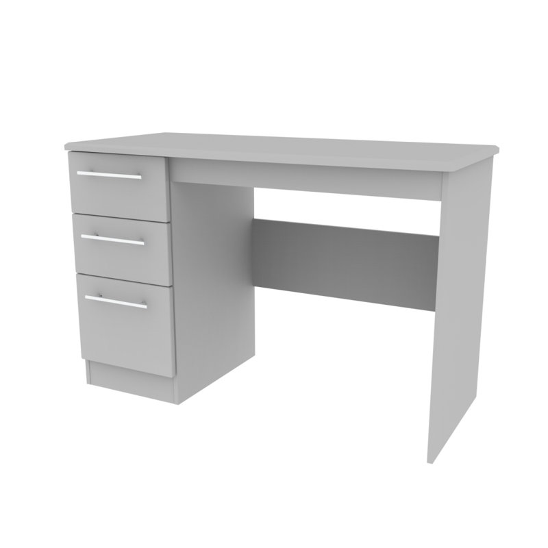 Fully Assembled Levine Desk Grey Matt