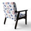 Chaise rembourrée Kids Kids - fauteuil à accoudoirs bleu pastel-1800510029