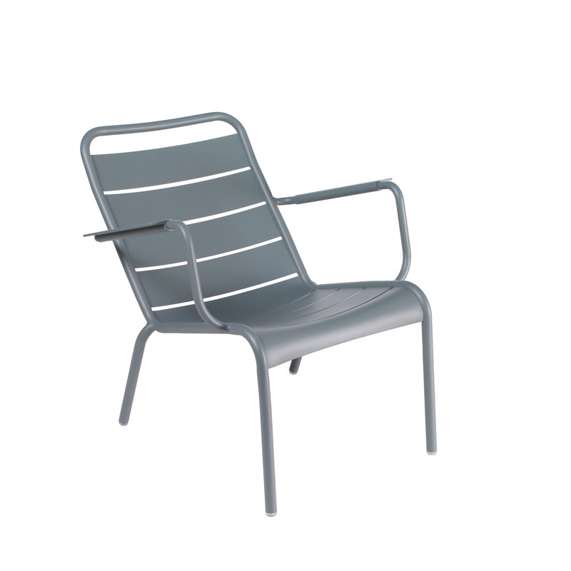 Chaise basse luxueuse Luxembourg, Gris orage