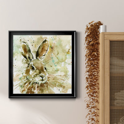 Hare in Spring - Peinture sur toile encadrée