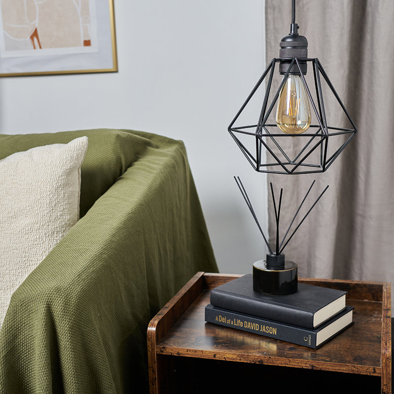 Metal Novelty Pendant Shade, Black