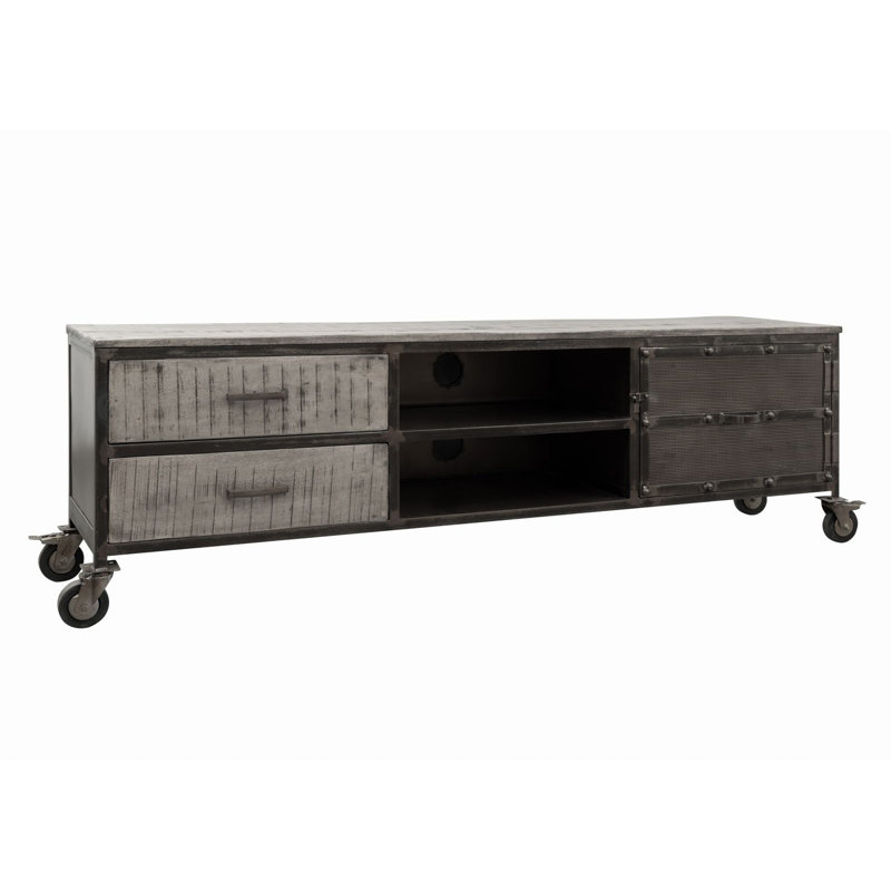 Heavy Industry TV Stand for TVs up to 75", Grey