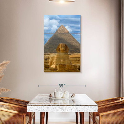 Masam Sphinx And Pyramid In Giza