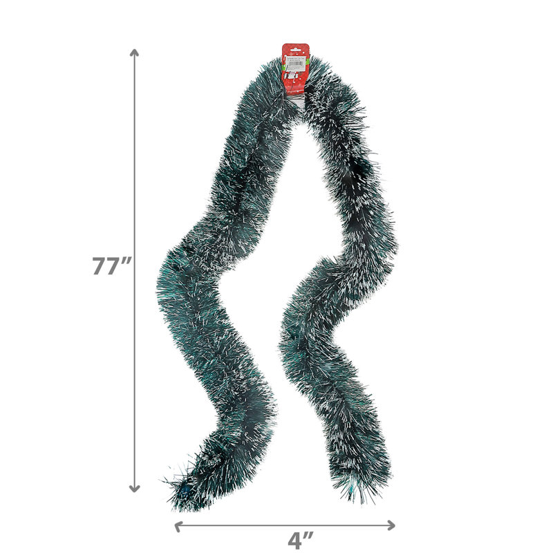 Guirlande 2M avec embouts (7 plis) - ensemble de 12, L 6 pi 5 po, Gris