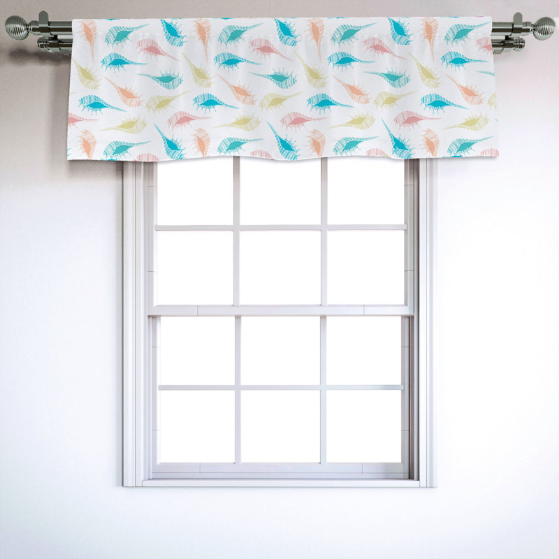 Sateen Ruffled Window Valance