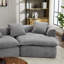 Repose-pieds de canapé modulaire avec coussins-305902760