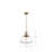 Elvis 1-Light Dimmable Single Pendant-38019656