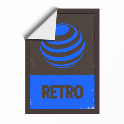 Sphere Retro - Framed Print