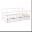 Lit de jour simple en bois avec deux tiroirs-1086312431