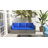 Outdoor Sofa w/ Cushions, PE Rattan Patio Couch, Dark Blue/Brown-1279363008