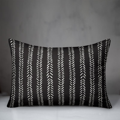 Striped Outdoor Reversible Throw Pillow