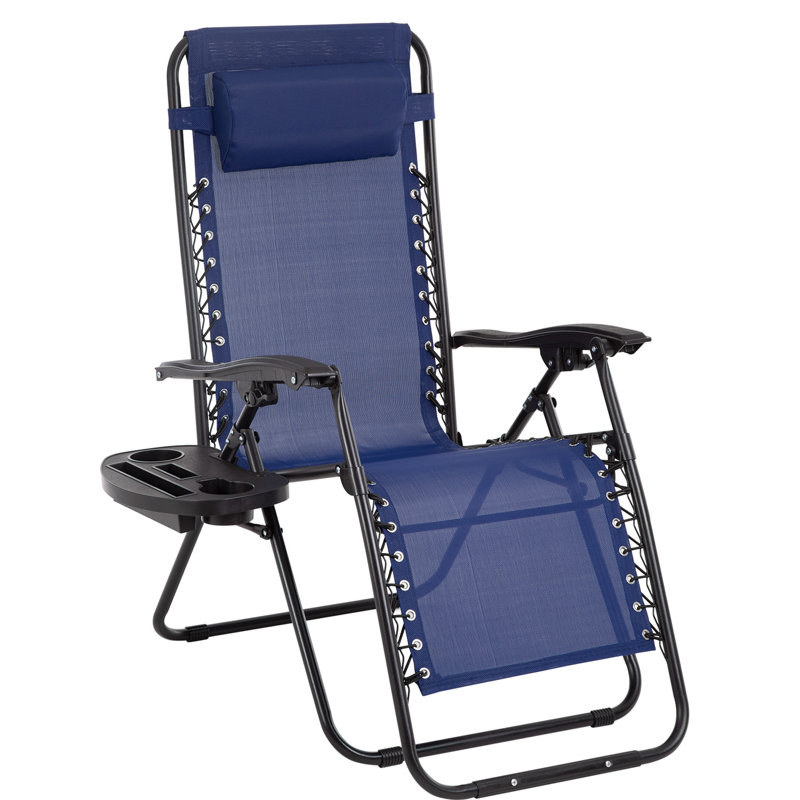 Fauteuil inclinable zéro gravité Fendley, Bleu