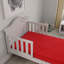 Matelas simple rouge 5 po avec housse résistante à l'eau-602100028