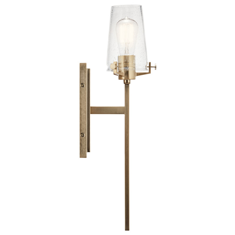 Applique murale à bras 1 lumière Viran, Bronze champagne